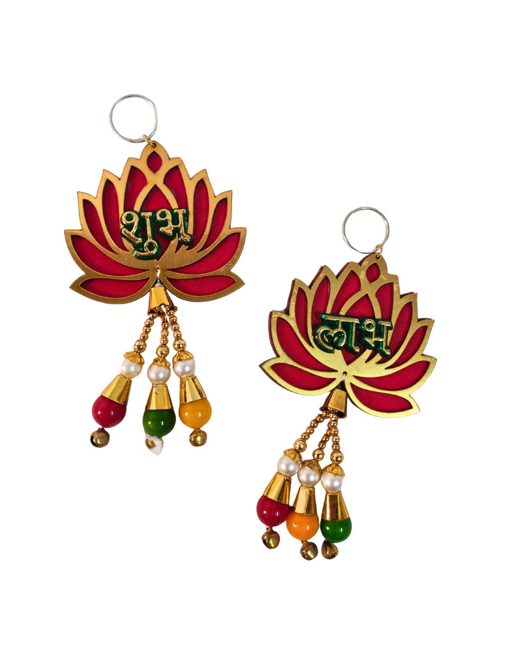 bg removed Lotus Shubh Labh Set - Image 1